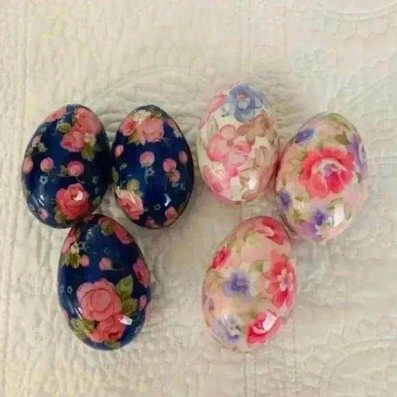 Vintage floral eggs Other - Vintage Floral Eggs set of 6